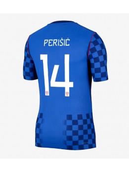 Kroatien Ivan Perisic #14 Replika Borta Kläder VM 2026 Kortärmad